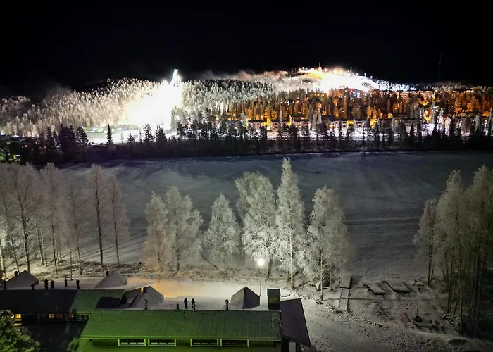 Lomakivakka - Roomy 2bd & Loft By The Lake, Free Wifi And Sauna * Rukatunturi